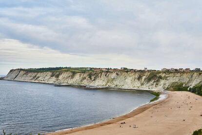 Vista de la playa de Arrigunaga.