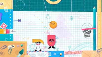 Imagen del videojuego 'Snipper clips' de Nintendo Switch.
