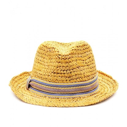 Si todavía no te has hecho con tu kit playero es tu oportunidad para ir completándolo. Este borsalino con cinta de colores es de Hat Attack (69 euros).