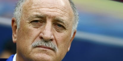 Scolari, en el partido del pasado s&aacute;bado.