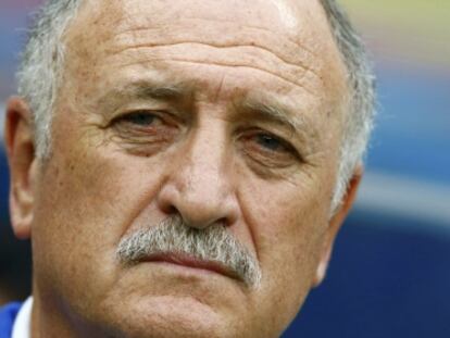 Scolari, en el partido del pasado s&aacute;bado.