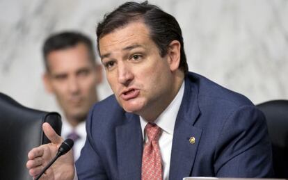El senador Ted Cruz, republicano por el Estado de Texas, en un debate. 