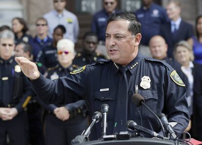 El jefe de policía de Houston, Art Acevedo.