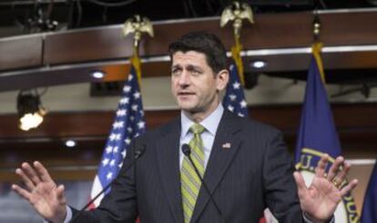 El presidente de la Cámara de Representantes de EE UU, Paul Ryan. 