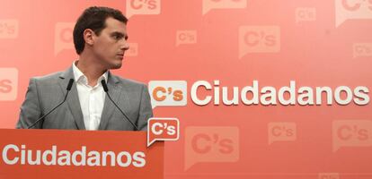 El líder de Ciudadanos, Albert Rivera.