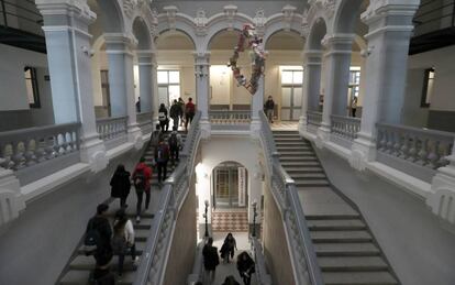 Interior del instituto de educacion secundaria Claudio Moyano de Zamora.