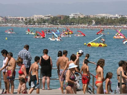 Imagen de la Playa de Levante de Salou