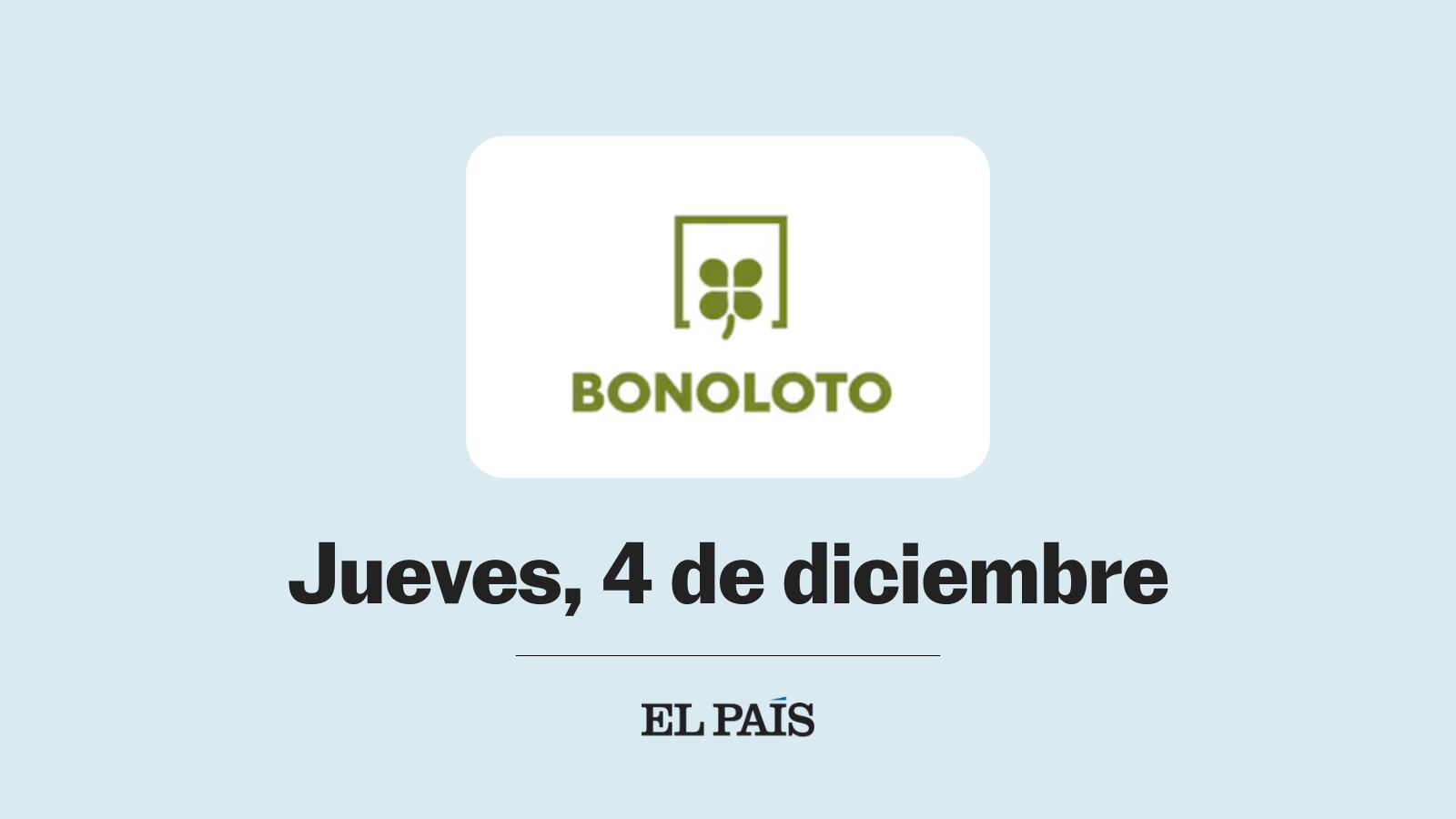 Bonoloto: comprobar sorteo del jueves 4 de diciembre