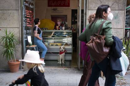 El restaurant Eroica Caffe Barcelona, desde l'inici del confinament treballa amb comandes a domicili i ara també per emportar.