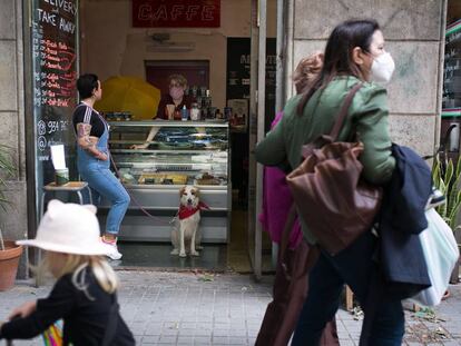 El restaurant Eroica Caffe Barcelona, desde l'inici del confinament treballa amb comandes a domicili i ara també per emportar.