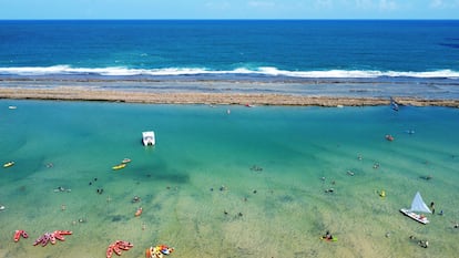 Playa de Muro Alto (Porto de Galinhas, Brasil). Este lugar, conocido por su tranquilidad y sus formaciones de piscinas naturales, cierra el ‘ranking’ al igual que lo hizo la vez anterior. La exuberante vegetación rodea la extensa arena blanca y el agua sin olas crea una atmósfera relajante. Rara vez se llena demasiado, por lo que está prácticamente garantizado un día de playa relajante. “Practica kayak, surf de remo o tome una bebida tropical en la orilla” es la recomendación de TripAdvisor.