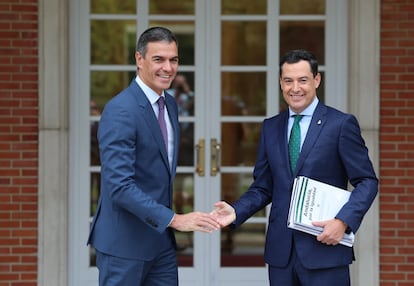 Pedro Sánchez y Juan Manuel Moreno