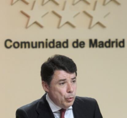 El vicepresidente de la Comunidad de Madrid, Ignacio González.