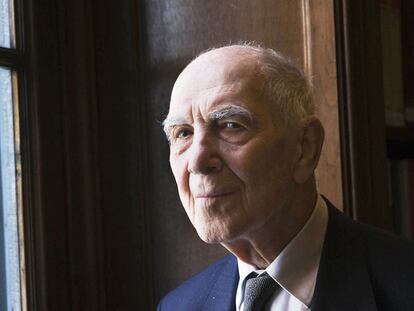 Stéphane Hessel, en una visita a Barcelona.