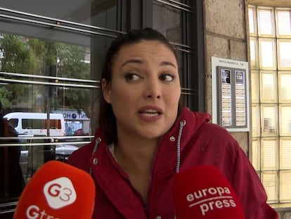 Elisa Mouliaa tras denunciar a Iñigo Errejon