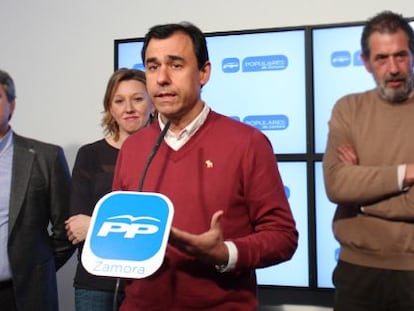 Mart&iacute;nez Maillo durante una rueda de prensa en Zamora.