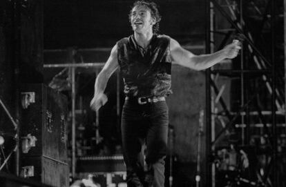 Bruce Springsteen, en Barcelona en 1988.