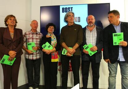 Presentación de la nueva edición ‘Bosteko 12’ en el Palacio foral de Bizkaia.