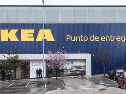 Punto de entrega de Ikea en Navarra.