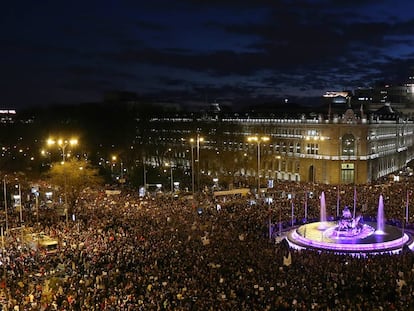 In pictures: Strikes and protests in Spain for International Women’s Day