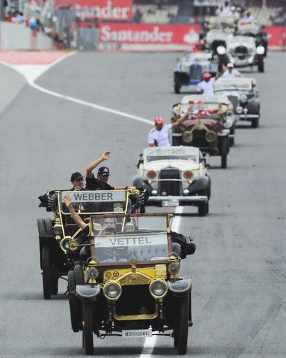 Presentación de los pilotos en Montmeló.