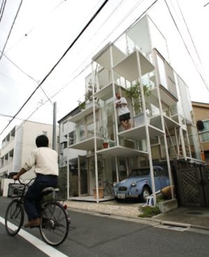 Casa NA en Tokio, obra del arquitecto Sou Fujimoto.