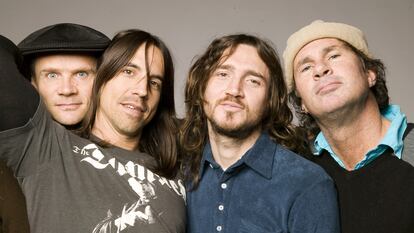 A banda Red Hot Chilli Peppers, numa foto de 2007.