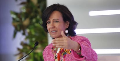 La presidenta de Santander, Ana Botín, en una imagen de archivo.