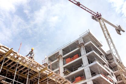 Edificio en construcción.