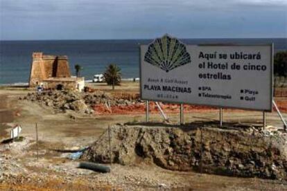 Playa de Macenas, en Mojácar (Almería), donde Medgroup inició un complejo turístico. |