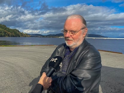 El escritor noruego Jon Fosse, entrevistado este jueves en Frekhaug (Noruega).