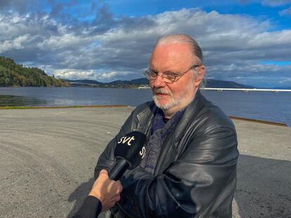 El escritor noruego Jon Fosse, entrevistado este jueves en Frekhaug (Noruega).