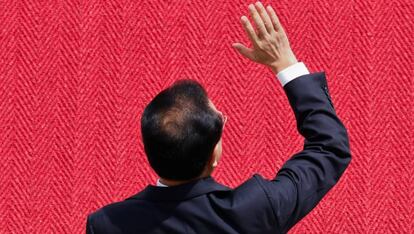 El primer ministro chino, Li Keqiang, ayer en Berlín.
 
 
