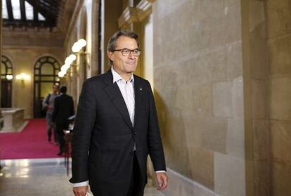 El president en funcions, Artur Mas.