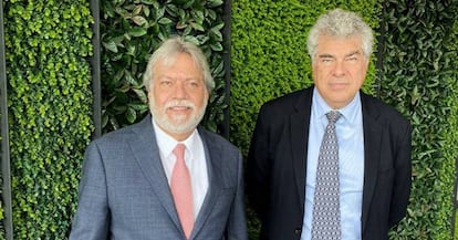 Los hermanos Luis y Mauricio Amodio.