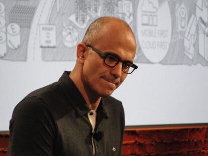 Satya Nadella, en una imagen de este lunes.