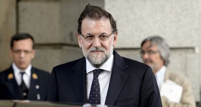 Mariano Rajoy abandona el Congreso el pasado miércoles.
