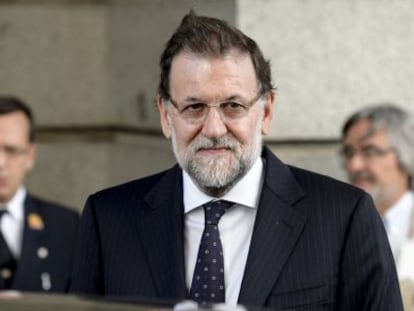 Mariano Rajoy abandona el Congrés dimecres passat.