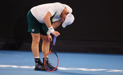 Murray, fatigado durante el duelo con Bautista.