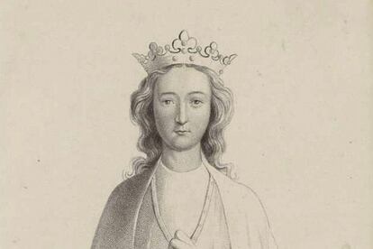 Leonor de Castilla. Del archivo de la Real Academia de Historia.