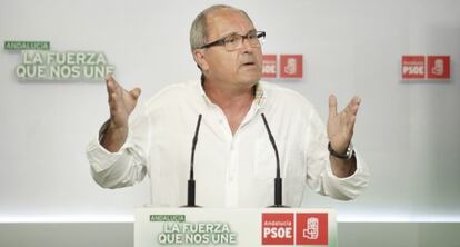 El secretario de Organización del PSOE de Andalucía, Juan Cornejo.
