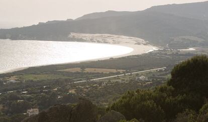 Terrenos de Tarifa donde se ha aprobado la construcción de una urbanización.