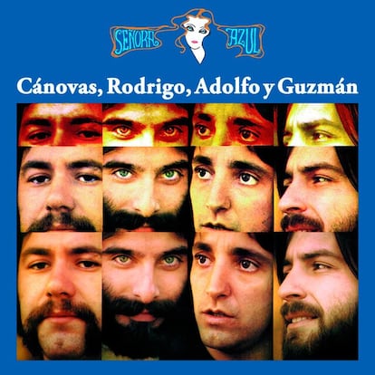 Álbum 'Señora azul', de Cánovas, Rodrigo, Adolfo y Guzmán, del año 1974