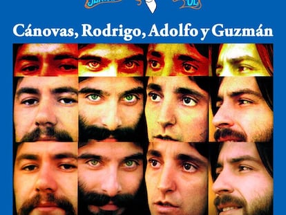 Álbum 'Señora azul', de Cánovas, Rodrigo, Adolfo y Guzmán, del año 1974