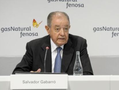 Salvador Gabarró, presidente de Gas Natural Fenosa y Rafael Villaseca, consejero delegado.