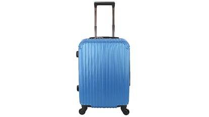 ofertas aliexpress sobre maletas de cabina con ruedas giratorias.