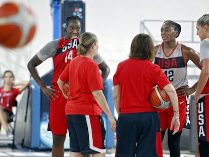 Entrenamiento de Estados Unidos en Santa Cruz de Tenerife