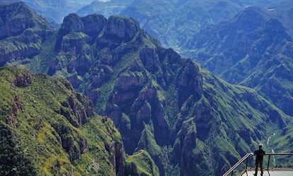 Barranca de La Sinforosa, en la sierra de Tarahumara (Chihuahua, México).