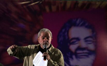 Lula, no último 15 de agosto em Santo André.