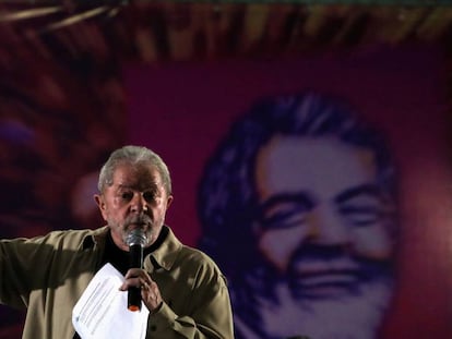 Lula, no último 15 de agosto em Santo André.